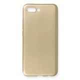 Nevarium Huawei Honor 10 Kılıf Yumuşak Dokulu Silikon Premium - Gold
