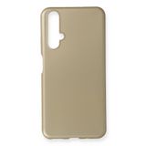 Nevarium Huawei Honor 20 Kılıf Yumuşak Dokulu Silikon Premium - Gold