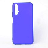 Nevarium Huawei Honor 20 Uyumlu Kılıf Silikon Yumuşak Dokulu Premium- Saks Mavi