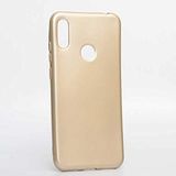 Nevarium Huawei Honor 8A Uyumlu Kılıf Silikon Yumuşak Dokulu Premium- Gold