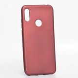 Nevarium Huawei Honor 8A Uyumlu Kılıf Silikon Yumuşak Dokulu Premium- Mürdüm