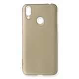 Nevarium Huawei Honor 8C Kılıf Yumuşak Dokulu Silikon Premium - Gold