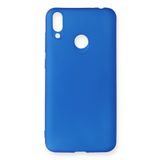 Nevarium Huawei Honor 8C Kılıf Yumuşak Dokulu Silikon Premium - Mavi