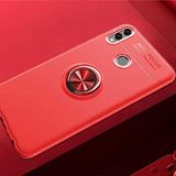 Nevarium Huawei Honor 8C Uyumlu Kılıf Yüzüklü Silikon Range - Kırmızı