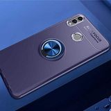 Nevarium Huawei Honor 8C Uyumlu Kılıf Yüzüklü Silikon Range - Mavi