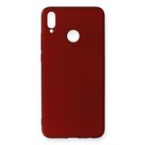 Nevarium Huawei Honor 8X Kılıf Yumuşak Dokulu Silikon Premium - Bordo