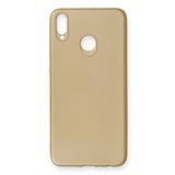 Nevarium Huawei Honor 8X Kılıf Yumuşak Dokulu Silikon Premium - Gold