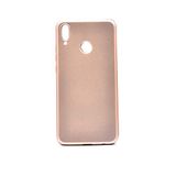 Nevarium Huawei Honor 8X Uyumlu Kılıf Silikon Yumuşak Dokulu Premium- Gold