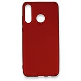 Nevarium Huawei Honor 9X Kılıf Yumuşak Dokulu Silikon Premium - Bordo