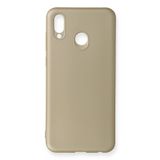 Nevarium Huawei Honor Play Kılıf Yumuşak Dokulu Silikon Premium - Gold