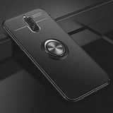 Nevarium Huawei Mate 10 Lite Uyumlu Kılıf Yüzüklü Silikon Range - Siyah