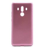 Nevarium Huawei Mate 10 Pro Uyumlu Kılıf Silikon Yumuşak Dokulu Premium- Rose Gold
