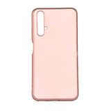 Nevarium Huawei Nova 5T Uyumlu Kılıf Silikon Yumuşak Dokulu Premium- Rose Gold
