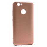 Nevarium Huawei Nova Uyumlu Kılıf Silikon Yumuşak Dokulu Premium- Gold