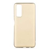 Nevarium Huawei P Smart 2021 Uyumlu Kılıf Silikon Yumuşak Dokulu Premium- Gold