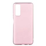 Nevarium Huawei P Smart 2021 Uyumlu Kılıf Silikon Yumuşak Dokulu Premium- Rose Gold