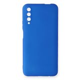 Nevarium Huawei P Smart Pro / Y9S Kılıf Yumuşak Dokulu Silikon Premium - Mavi