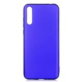 Nevarium Huawei P Smart S (Y8P) Uyumlu Kılıf Silikon Yumuşak Dokulu Premium- Saks Mavi