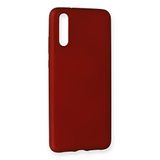 Nevarium Huawei P20 Kılıf Yumuşak Dokulu Silikon Premium - Bordo