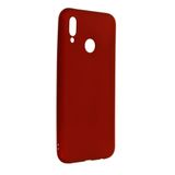 Nevarium Huawei P20 Lite Kılıf Yumuşak Dokulu Silikon Premium - Bordo