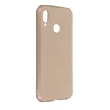 Nevarium Huawei P20 Lite Kılıf Yumuşak Dokulu Silikon Premium - Gold