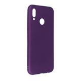 Nevarium Huawei P20 Lite Kılıf Yumuşak Dokulu Silikon Premium - Mürdüm
