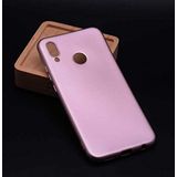 Nevarium Huawei P20 Lite Uyumlu Kılıf Silikon Yumuşak Dokulu Premium- Rose Gold