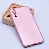 Nevarium Huawei P20 Uyumlu Kılıf Silikon Yumuşak Dokulu Premium- Rose Gold
