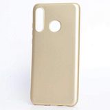 Nevarium Huawei P30 Lite Uyumlu Kılıf Silikon Yumuşak Dokulu Premium- Gold