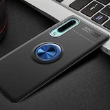 Nevarium Huawei P30 Uyumlu Kılıf Yüzüklü Silikon Range - Siyah-Mavi