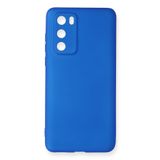 Nevarium Huawei P40 Kılıf Yumuşak Dokulu Silikon Premium - Mavi