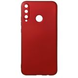 Nevarium Huawei P40 Lite E Kılıf Yumuşak Dokulu Silikon Premium - Bordo