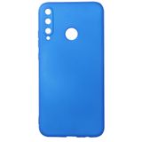 Nevarium Huawei P40 Lite E Kılıf Yumuşak Dokulu Silikon Premium - Mavi