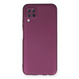 Nevarium Huawei P40 Lite Kılıf Yumuşak Dokulu Silikon Premium - Mürdüm