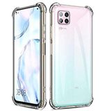 Nevarium Huawei P40 Lite Uyumlu Kılıf Darbe Emici Anti Shock TPU Silikon