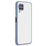 Nevarium Huawei P40 Lite Uyumlu Kılıf Mat Buzlu Kamera Korumalı Silikon - Mor