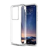 Nevarium Huawei P40 Pro Uyumlu Kılıf Şeffaf Silikon Lüx