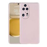 Nevarium Huawei P50 Pro Uyumlu Kılıf Silikon Yumuşak Dokulu Premium- Rose Gold