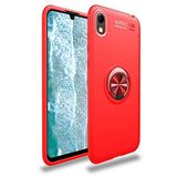 Nevarium Huawei Y5 2019 Uyumlu Kılıf Yüzüklü Silikon Range - Kırmızı