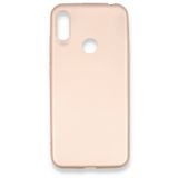 Nevarium Huawei Y6 2019 Kılıf Yumuşak Dokulu Silikon Premium - Gold