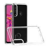 Nevarium Huawei Y6P Uyumlu Kılıf Şeffaf Sert TPU Silikon