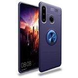 Nevarium Huawei Y6P Uyumlu Kılıf Yüzüklü Silikon Range - Mavi