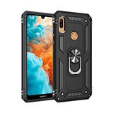 Nevarium Huawei Y6S Kılıf Tank Yüzüklü Yüksek Korumalı Silikon Sofya - Lacivert