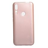 Nevarium Huawei Y9 Prime 2019 Uyumlu Kılıf Silikon Yumuşak Dokulu Premium- Rose Gold