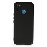 Nevarium İnfinix Smart 5 Kılıf Kamera Korumalı Yumuşak Dokulu Silikon - Siyah