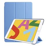 Nevarium iPad 9.7 inç (2017) Tablet Uyumlu Kılıf Smart Cover Standlı Slim Tablet Uyumlu Kılıfı - Mavi