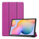 Nevarium iPad Mini 4 Tablet Uyumlu Kılıf Smart Cover Standlı Slim Tablet Uyumlu Kılıfı - Mor