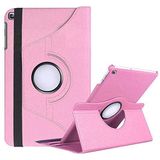 Nevarium iPad Pro 12.9 (2018) Tablet Uyumlu Kılıfı 360 Dönebilen Standlı - Açık Pembe