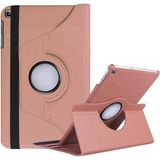 Nevarium iPad Pro 9.7 Inç Tablet Kılıfı 360 Dönebilen Standlı - Rose Gold