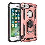 Nevarium iPhone 6 Uyumlu Kılıf Tank Yüzüklü Silikon Kapak - Rose